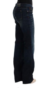 Thumbnail for Elegant Blue Regular Fit Cotton Jeans