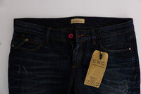 Thumbnail for Elegant Blue Regular Fit Cotton Jeans