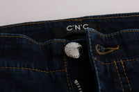 Thumbnail for Chic Flared Cotton Jeans in Blue