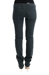 Thumbnail for Chic Superslim Gray Cotton Jeans