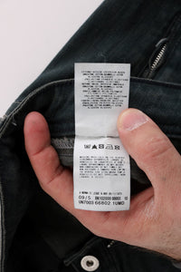 Thumbnail for Chic Superslim Gray Cotton Jeans