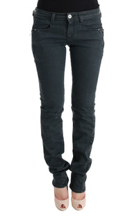 Thumbnail for Chic Superslim Gray Cotton Jeans