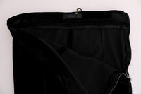 Thumbnail for Sleek High-Waist Black Trousers