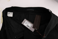 Thumbnail for Chic Black Slim Fit Trousers