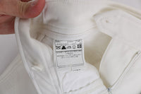 Thumbnail for Chic White Slim Fit Cotton Pants
