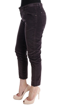 Thumbnail for Chic Brown Capri Cropped Cotton Pants