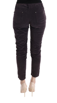 Thumbnail for Chic Brown Capri Cropped Cotton Pants