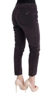 Thumbnail for Chic Brown Capri Cropped Cotton Pants