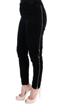 Thumbnail for Chic Black Slim Fit Cropped Pants