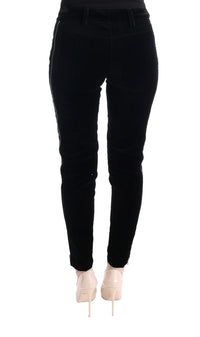 Thumbnail for Chic Black Slim Fit Cropped Pants