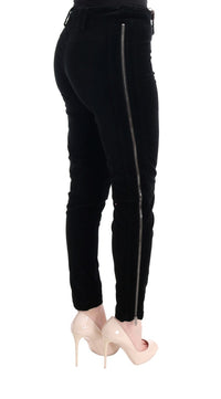 Thumbnail for Chic Black Slim Fit Cropped Pants