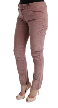 Thumbnail for Chic Pink Capri Cropped Trousers
