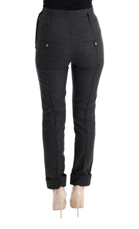 Thumbnail for Chic Gray Casual Skinny Pants