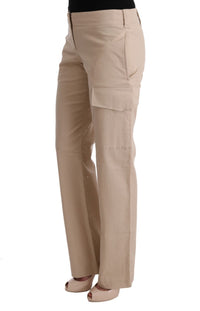Thumbnail for Chic Beige Cropped Pants - Regular Fit Elegance