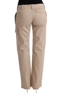 Thumbnail for Chic Beige Cropped Pants - Regular Fit Elegance