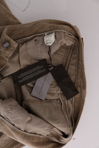 Thumbnail for Beige Regular Fit Luxe Trousers