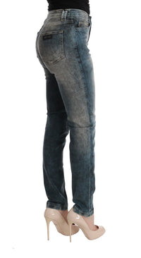 Thumbnail for Chic Blue Wash Slim Fit Jeans