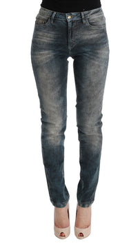 Thumbnail for Chic Blue Wash Slim Fit Jeans