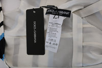 Thumbnail for Chic Striped Silk Sheath Dress