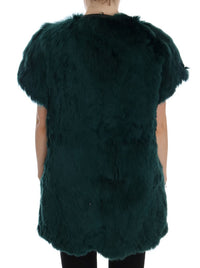 Thumbnail for Exquisite Green Alpaca Fur Long Vest