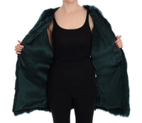 Thumbnail for Exquisite Green Alpaca Fur Long Vest