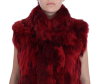 Thumbnail for Luxurious Red Coyote Fur Long Vest Jacket