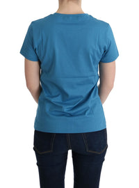 Thumbnail for Chic Blue Cotton Tee with 2017 Print