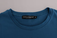 Thumbnail for Chic Blue Cotton Tee with 2017 Print