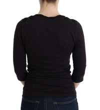 Thumbnail for Elegant Purple V-Neck Blouse Tee