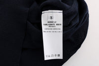 Thumbnail for Elegant Over Knee Blue Wool Dress