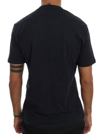 Thumbnail for Chic Blue V-Neck Cotton Tee