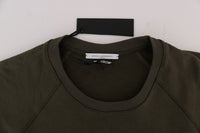 Thumbnail for Green Crewneck Cotton Sweater