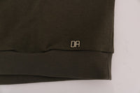 Thumbnail for Green Crewneck Cotton Sweater