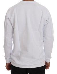 Thumbnail for White Crewneck Cotton Sweater