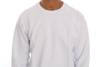 Thumbnail for White Crewneck Cotton Sweater