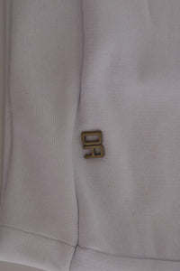 Thumbnail for Elegant White Cotton Hooded Sweater