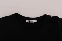 Thumbnail for Elegant Black Cotton Crewneck Sweater