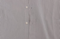 Thumbnail for Elegant White & Blue Striped Casual Shirt