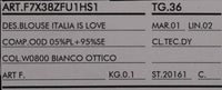 Thumbnail for Silk Sequined 'Italia Is Love' White Blouse