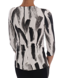 Thumbnail for Elegant Striped Stretch Blouse