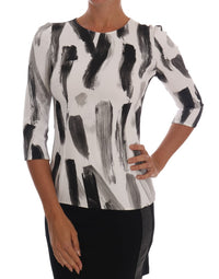 Thumbnail for Elegant Striped Stretch Blouse