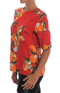 Thumbnail for Embellished Crepe Blouse with Blossom Print