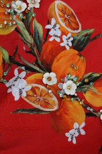 Thumbnail for Embellished Crepe Blouse with Blossom Print