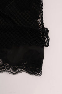 Thumbnail for Elegant Black Lace Sleeveless Cami Blouse