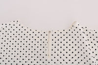 Thumbnail for Chic Polka Dot Silk Blouse