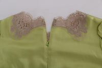 Thumbnail for Elegant Floral Lace Silk Blouse