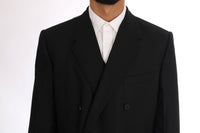 Thumbnail for Elegant Black Wool Three-Piece Suit