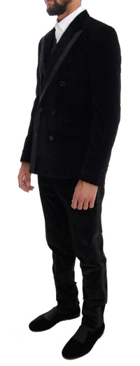 Thumbnail for Elegant Black Slim Fit Three-Piece Suit