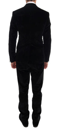 Thumbnail for Elegant Black Slim Fit Three-Piece Suit