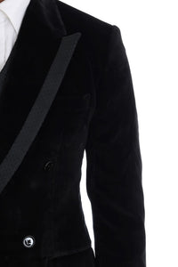 Thumbnail for Elegant Black Slim Fit Three-Piece Suit